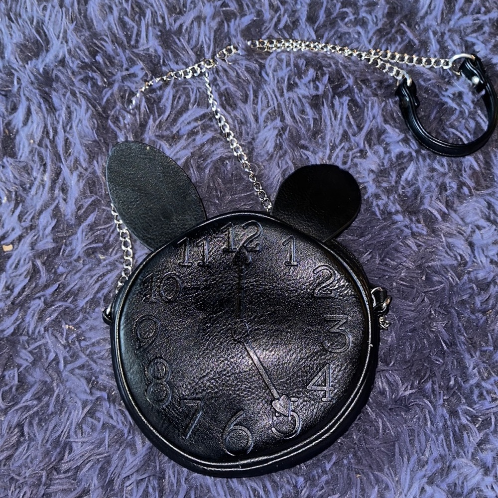Alice in Wonderland Rabbit Ears Clock Purse